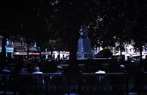 Kodachrome Slide, England Street Scene, London, Vintage Leicester Square - Picture 1 of 1