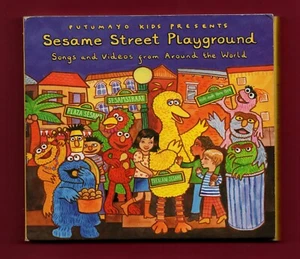 SESAME STREET PLAYGROUND (2008 13 trk CD album + DVD Set) PUTUMAYO KIDS - Picture 1 of 1