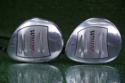 JUEGO DE 3 MADERAS DE GOLF WARRIOR PERSONALIZADAS + 5 MADERAS CON EJES WARRIOR Foto 1 de 4