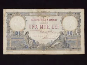 Romania:P-34,1000 Lei, 1933 * Banca Nationala a Românie * VF- * - Picture 1 of 2