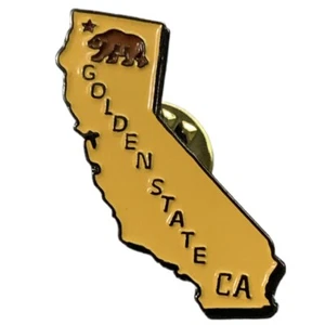 California Golden State Bear Travel Souvenir Pin - Picture 1 of 2