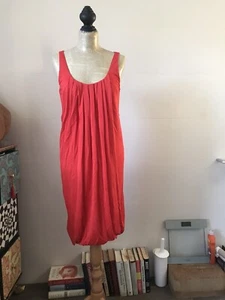McQ By Alexander McQueen Red Bubblehem Dress - Picture 1 of 6