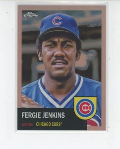 2022 Topps Chrome Platinum Fergie Jenkins Rose gold 10/75 - Picture 1 of 2