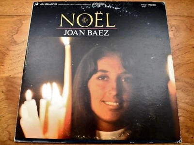 Joan Baez ♫ Noel ♫ 1968 Vanguard Records Holiday Christmas Vinyl LP 🎅 Foto 1 de 3