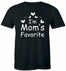 I'm Mom's Favorite T-Shirt Funny Sibling Joke Mother's Day Family Humor Tee