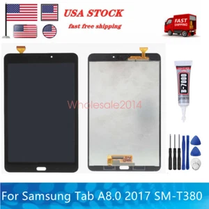 LCD Screen For Samsung Galaxy Tab A8.0 2017 T380 Touch Screen Digitizer Assembly - Picture 1 of 2