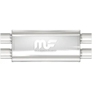 MagnaFlow 3" Universal Performance Dual Exhaust Muffler D/D 18" Body 5" X 8" - Picture 1 of 9