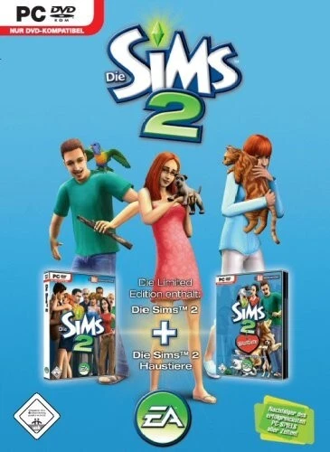 The Sims 2 Main Game + Expansion Pack House Animals Edition 2 PC Game Games Top - Image 1 of 1