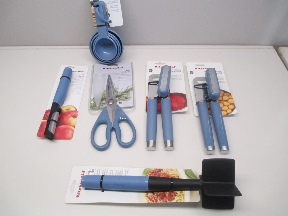 Utensilios de cocina KitchenAid terciopelo azul (HBLA) Foto 1 de 1