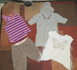 lot of 4: Girls summer clothes size 7/8 - Picture 1 of 9