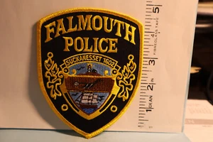 Parche policía FALMOUTH POLICE MASSACHUSETTS COLOR EN CRESTA - Imagen 1 de 1