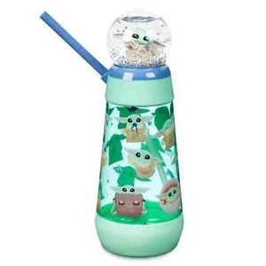 Bicchiere Disney Parks Grogu Snowglobe Star Wars Mandalorian nuovo con etichetta - Foto 1 di 5