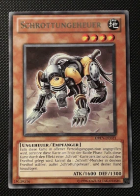 Yu-Gi-Oh! Schrottungeheuer, DREV-DE021, Rare, 2. Auflage, Deutsch, Near Mint - - Bild 1 von 4