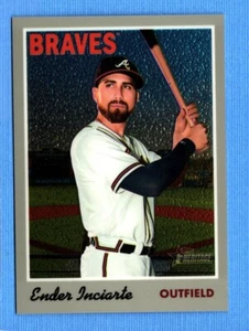 Topps Heritage 2019 cromo #THC105 Ender Inciarte Braves 904/999 - Imagen 1 de 1