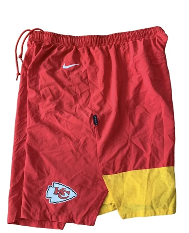 Nike Kansas City Chiefs Dri-Fit On Field Team Issue Practice Shorts. Men’s 2XL Cover