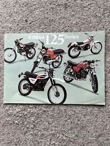 Yamaha 125 Series brochure circa 1977, RS125, TY125, RD125, DT125E and DT125MX. - Picture 1 of 3