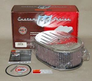 K&N 66-1540 Universal Oval 30x21x13 cm 5 1/8"  Hochleistungs-Luftfilter waschbar - Bild 1 von 11