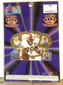 Henry Ellard 1995 Pacific Crown Royale 17th National VIP Badge SP NSCC RARE - Bild 1 von 1
