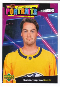 20/21 UD..CONNOR INGRAM..PORTRAITS..ROOKIES..# P-62..PREDATORS..COMBINED SHIP - Bild 1 von 1