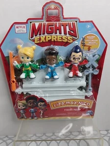 Mighty Express 3 Figure Pack LIZA MAX NICO Netflix Train Show Toys - Picture 1 of 6