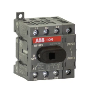 ABB OT16F3 General Purpose Switch 20A 600V w/Ground Terminal - Picture 1 of 7