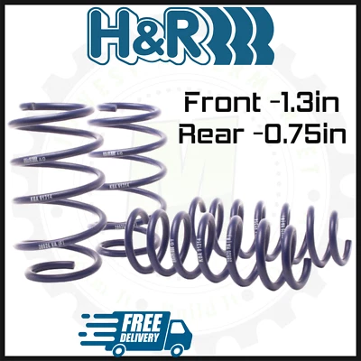 Muelles reductores deportivos delanteros y traseros H&R | Se adapta a BMW X4 M40i 2019-2023 AWD G02 Foto 1 de 2