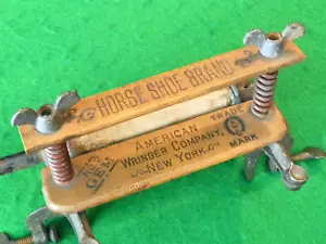 SALESMAN SAMPLE AMERICAN WRINGER Co. HORSE SHOE BRAND No. 2 GEM TRADE MARK - Picture 1 of 12
