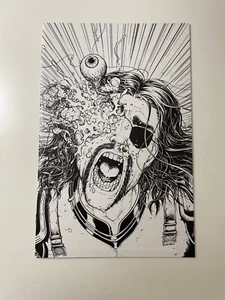 The Walking Dead #48 15th Anniversary B&W Virgin Cover 2018 Image Skybound VF/NM - Picture 1 of 3