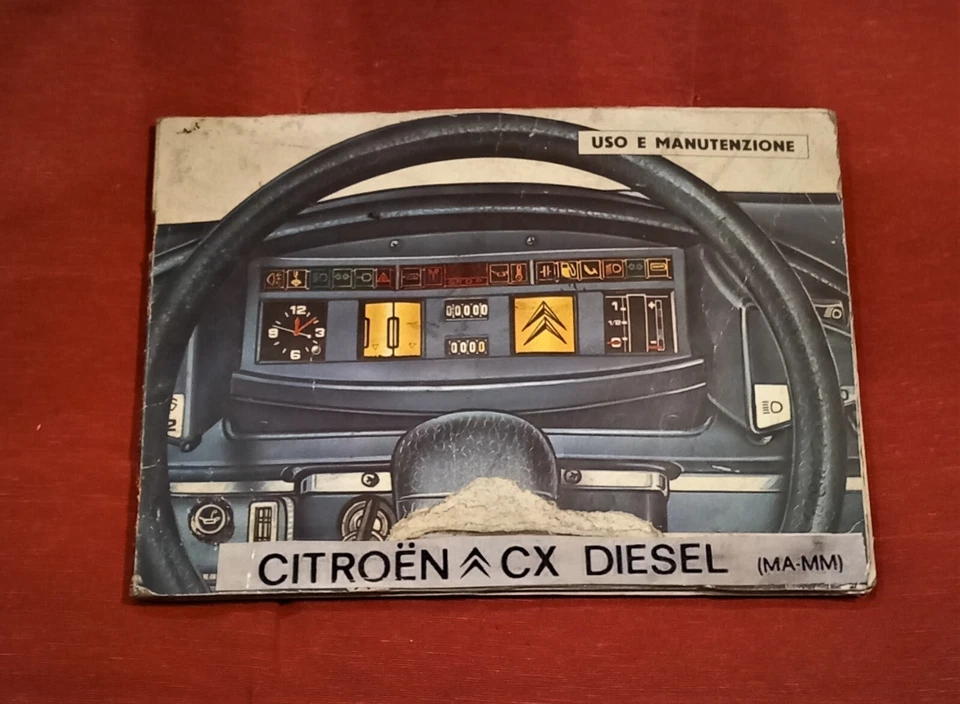 CITROEN CX DIESEL 2.5 1978 ITALIANO MANUALE USO MANUTENZIONE LIBRETTO ORIGINALE - Immagine 1 di 1