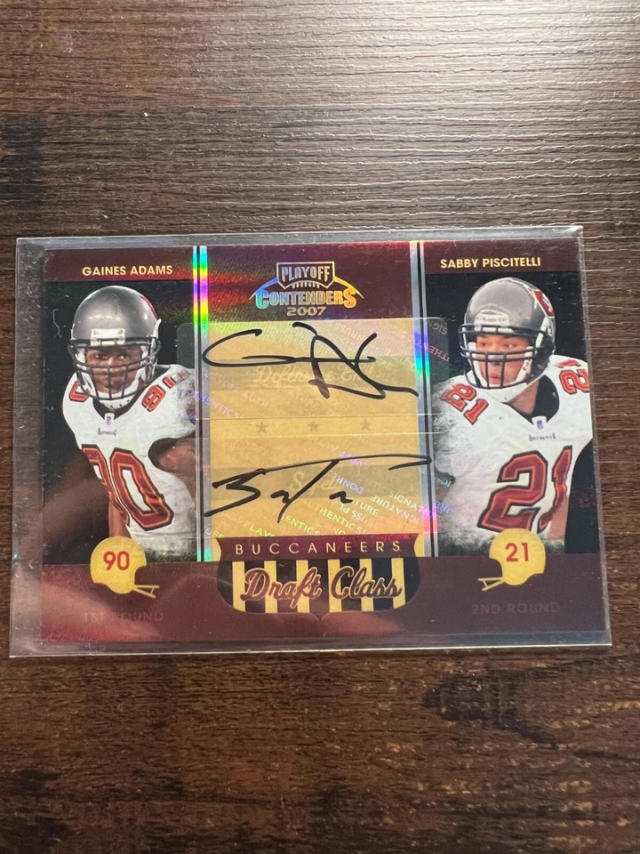 A91,019 - 2007 Playoff Contenders Draft Class Auto #29 G.Adams/S.Piscitelli/25 - Image 1 of 1
