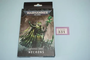 Warhammer 40k 10th Edition Necron Datenblatt Datenkarten - Bild 1 von 4