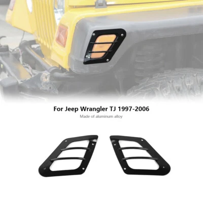 Capa protetora protetora de sobrancelha roda preta para Jeep Wrangler 1997-2006 peças - Imagem 1 de 4