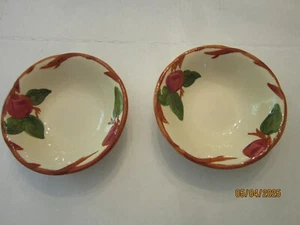 Vintage Franciscan Apple Pattern 6" Cereal Bowl Set of 2 England "Flying F" - Bild 1 von 3