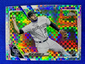 2021 #84 Nolan Arenado Topps cromo béisbol X-Fractor Colorado Rockies - Imagen 1 de 2