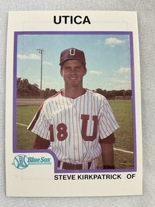 1987 Utica Blue Sox-Minor League Baseball ProCard#2722-Steve Kirkpatrick