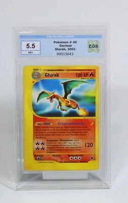 Glurak 40/165 EGS graded 5.5 Expedition Charizard PSA Pokémon Karte 2002 BGS CGC - Bild 1 von 2