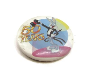 50 Años Bugs Bunny Pin Botón Vintage 1989 - Imagen 1 de 5