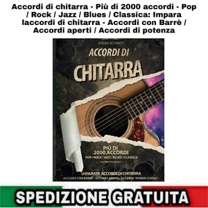 Accordi Di Chitarra - Più Di 2000 Accordi - Pop / Rock / Jazz / Blues / Classica - Foto 1 di 12