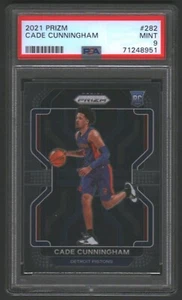 CADE CUNNINGHAM 2021 PANINI PRIZM ROOKIE RC #282 PSA 9 MINT! PISTONS OK STATE ** - Picture 1 of 2