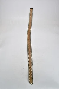 Vintage JUSTIN TOP GRAIN COWHIDE TOOLED LEATHER BELT 684D SIZE 40 OAK LEAF 07581 - Picture 1 of 6