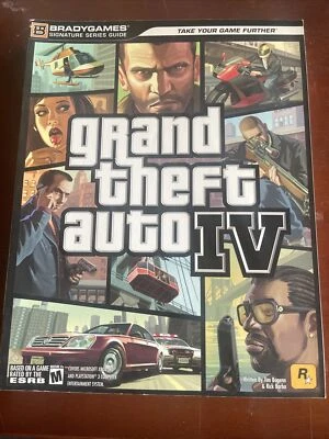 Grand Theft Auto IV  Strategy Guide Brady Games Complete with Map - Image 1 of 2