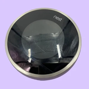 Google Nest 02A 2nd Generation Programmable Thermostat Stainless Steel #SC3037 - Picture 1 of 10