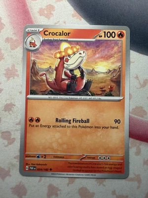 Crocalor Uncommon SV04: Paradox Rift 024/182 NM - Image 1 of 2