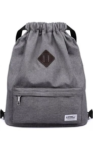 KAUKO Sportrucksack mit Kordelzug Tasche Schultertasche Rucksack - Bild 1 von 9