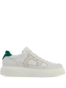 Ferragamo Gancini-Patch Kalbsleder Sneaker - Bild 1 von 50