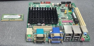 MITAC PD12T1 PD12T1-101 Mini-ITX Motherboard with 2GB SoDimm (No I/O plate) - Picture 1 of 6