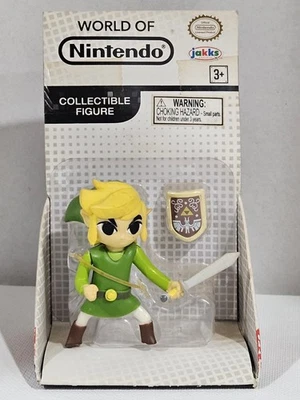 Jakks Pacific ~ World of Nintendo ~ Link ~ Poseable Collectible Figure ~ New - Image 1 of 4