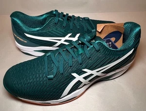 NEW Mens Asics Solution Speed FF 2 Tennis Shoes sz 11 Velvet Pine White Euro 45 - Picture 1 of 4
