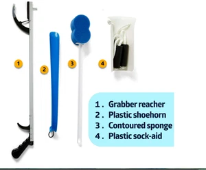 Medline Economy Hipkit, Mobilitätshilfen ideal für Hüftchirurgie Erholung, 4 Stück,  - Bild 1 von 4