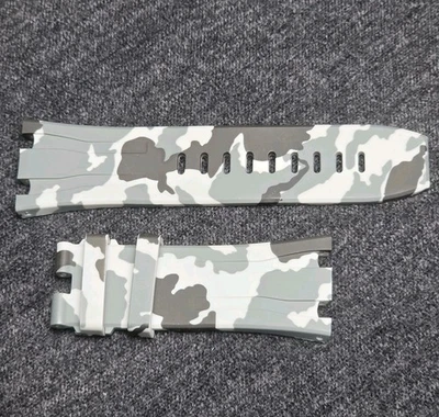 Correa de reloj Horus para Audemars Piguet Royal Oak Offshore 44 mm - camuflaje de nieve Foto 1 de 4